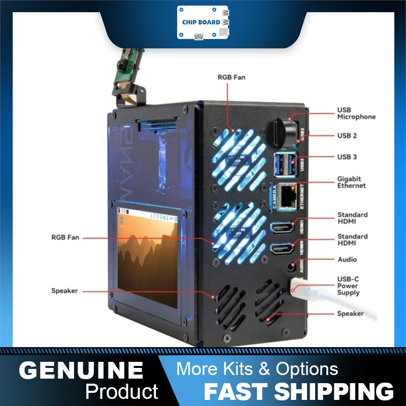 Pironman 5 Pro Max Case for Ra - огляд і ціна Raspberry Pi 5 8Gb Kit